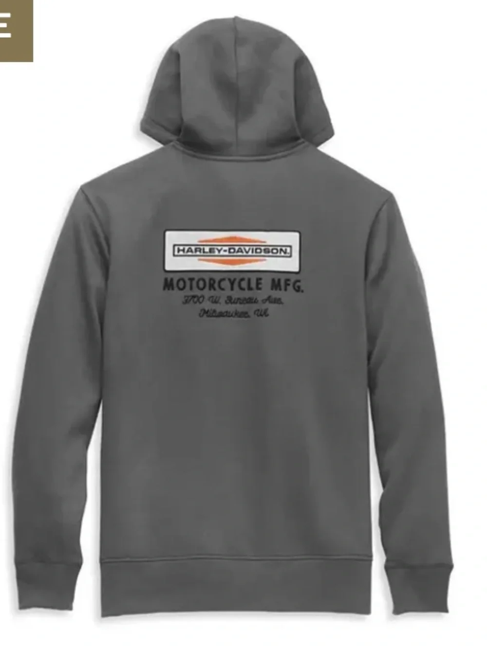 Harley Davidson Men’s Stacked Logo Chest Pocket Zip Front Jacket/Hoodie size XL - Picture 2 of 7